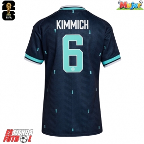 Alemania Joshua Kimmich #6 Segunda Equipación Mujer Mundial 2026 Manga Corta